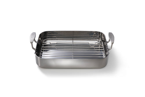 Skottsberg Roasting Pan with Rack 35x25cm 'Stainless steel'