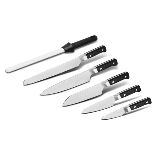 BARE Cookware 6-piece 'Twinsteel' Knife Set