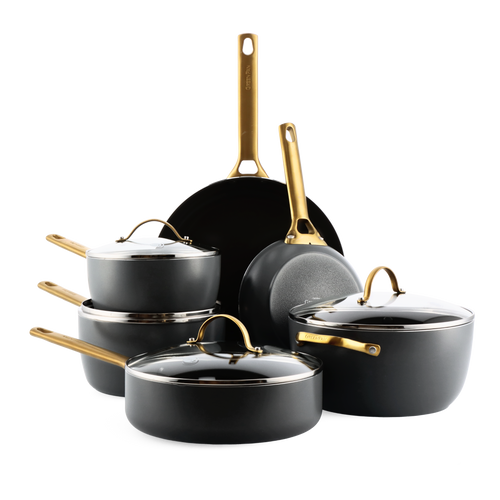 Greenpan 10-piece 'Padova Reserve Black' Cookware Set
