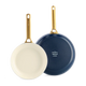 Greenpan Frying Pan Set 20/26cm 'Padova Oxford Blue'