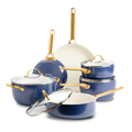 Greenpan Cookware Set 10-piece 'Padova Oxford Blue'