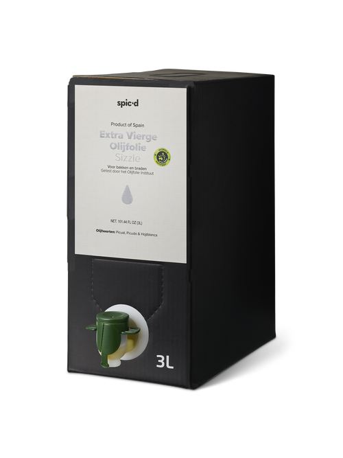 Spic'd Extra Virgin 'Sizzle' Olive Oil Bag in Box 3 Liter