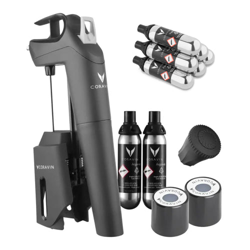 Coravin Timeless Three+ Wine Preservation System + 6 Pure Capsules