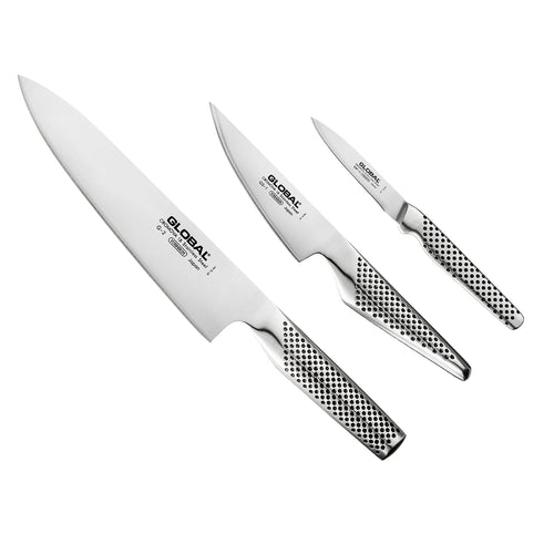 Global G-2538 - Set di coltelli 3 pezzi - G2 / GS-1 / GSF-15