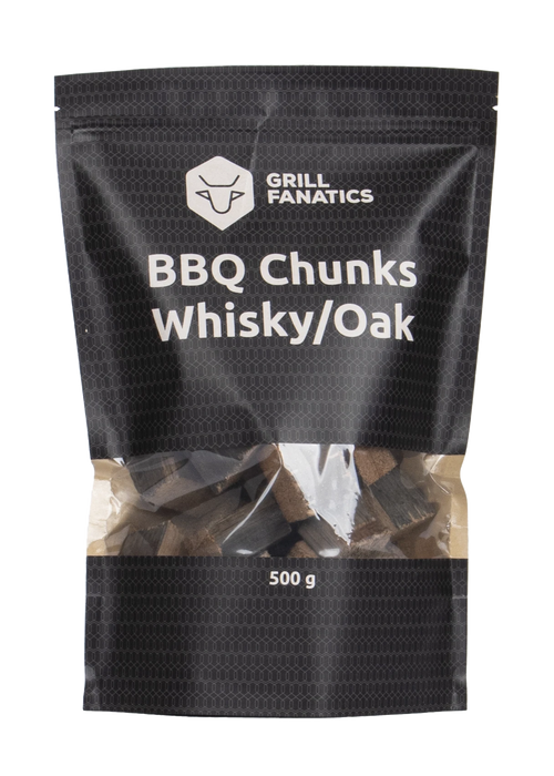 Grill Fanatics BBQ Chunks Whiskey / Oak 500gr