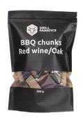Grill Fanatics BBQ Chunks Red Wine / Oak 500gr