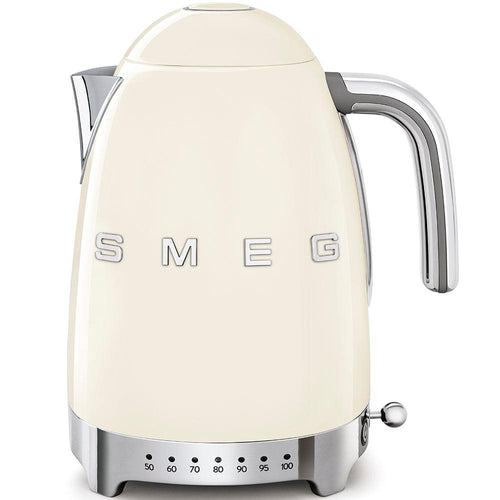 Smeg Variable Temperature Kettle 1.7L 'Cream' KLF04CREU