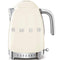 Smeg Variable Temperature Kettle 1.7L 'Cream' KLF04CREU
