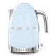 Smeg Variable Temperature Kettle 1.7L 'Pastel Blue' KLF04PBEU