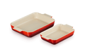 Le Creuset Set of 2 Baking Dishes 'Cerise' 25 & 32cm