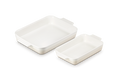 Le Creuset Set of 2 Oven Dishes 'Meringue' 25 & 32cm