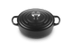 Le Creuset Round Signature Shallow Casserole / Sauté Pan Ø24cm / 3.4L 'Matte black'