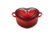 Le Creuset Heart-Shaped Signature Casserole 'Cherry Red' Ø20cm / 1.9L