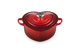 Le Creuset Heart-Shaped Signature Casserole 'Cherry Red' Ø20cm / 1.9L