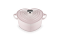 Le Creuset Heart Signature Casserole 'Shell Pink' Ø20cm / 1.9L