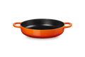 Le Creuset Shallow Casserole with Two Handles 'Orange Red' Ø28cm / 3.2L
