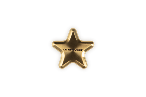 Le Creuset Lid Knob Signature Stainless Steel Star Gold ø5.7