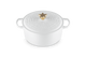 Le Creuset Dutch Oven Christmas Tree Embossed White 'ø24cm / 4.2L