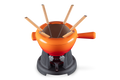 Le Creuset Fondue Set 2L 'Orange-Red'