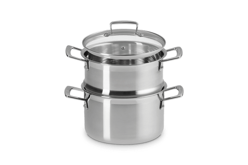 Le Creuset Casserole & Steamer Basket Ø20cm / 4L '3-ply Classic'