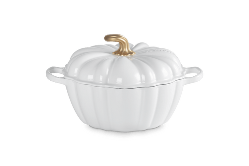 Le Creuset Cast Iron Casserole Dish 'Pumpkin White' ø24cm / 3.7L