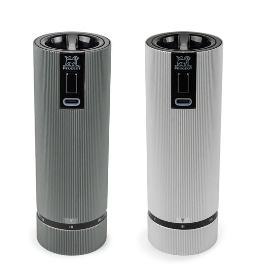 Peugeot Zirlon 'Line Electrique' Salt and Pepper Mill Gift Set 15cm