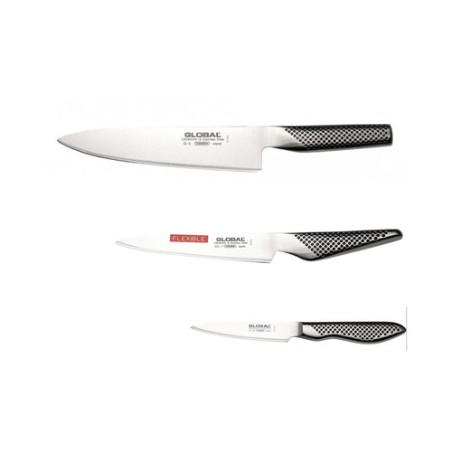 Global G-21138 Set di coltelli (3 pezzi) G-2 / GS-11 / GS-38