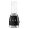 Smeg Personal blender 0.6L + 1 to-go bottle 'Black' PBF00BLEU