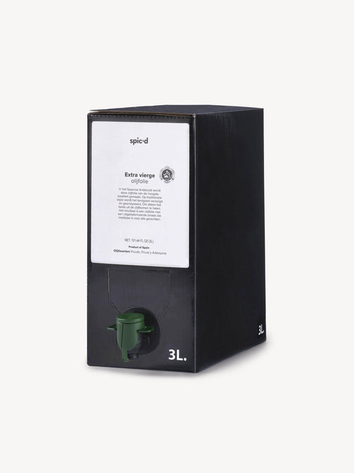 Spic'd Extra Virgin 'Sizzle' Olive Oil Bag in Box 3 Liter