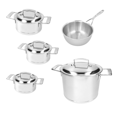 Demeyere 5-piece 'Silver 7' cookware set