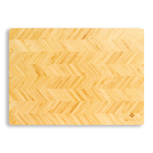 SOPHIOR Cutting Board Bamboo / Herringbone 42x30x1.8cm