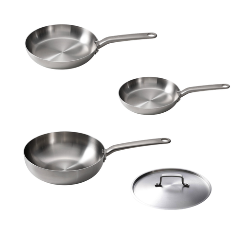 Skottsberg 'Stainless Steel' Pannenset 4-delig