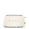 Smeg Toaster 2x4 'Cream' TSF02CREU