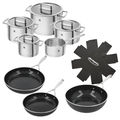 Juego de 8 piezas Zwilling 'Vitality' | Con cacerolas 'Demeyere Alu Plus 3 Ceraforce'