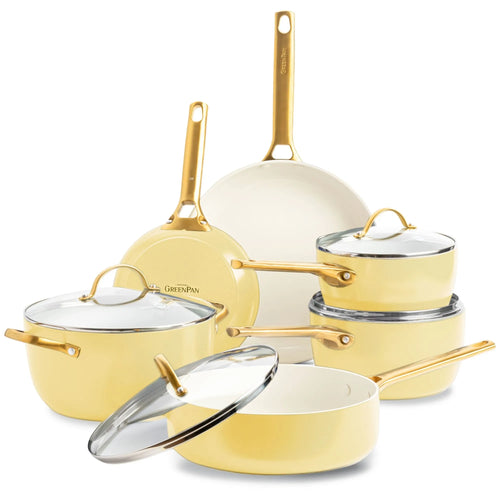Greenpan 10-Piece Cookware Set 'Padova Sunshine Yellow'