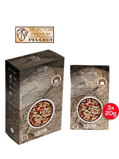 Peugeot Peppermix 'Fresh & Vegetarian' 3x 20gr