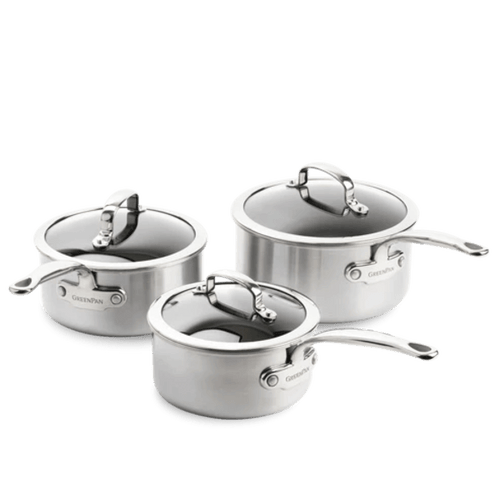 Greenpan 'Première' Stainless Steel Pan Set 16/18/20 cm