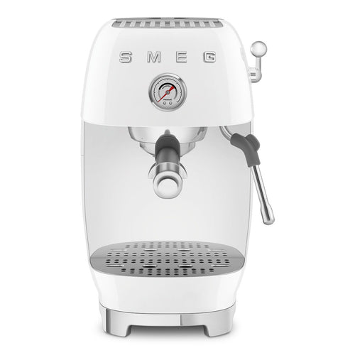 SMEG Manual Espresso Machine 'White' ECF03WHEU