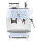 SMEG Espresso Coffee Machine 'Pastel Blue' EGF03PBEU