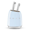 SMEG Knife Block with 6 knives 'Pastel Blue' KBSF02PB