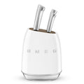 SMEG Knife Block with 6 Knives 'White' KBSF02WH