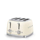 Smeg Toaster 4x4 'Cream' TSF03CREU
