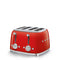Smeg Toaster 4x4 'Red' TSF03RDEU