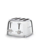 Smeg Toaster 4x4 'Steel' TSF03SSEU