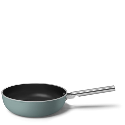 Smeg Ceramic Wok Pan Ø30cm / 6.6L 'Emerald Green'