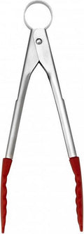Cuisipro Mini Silicone Serving Tongs 18cm Red