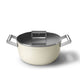 Smeg Ceramic Casserole Dish Ø24cm / 4.8L 'Cream'