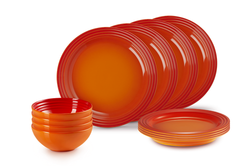 Le Creuset Dinnerware Set 12-piece - 4 Person 'Flame'