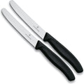 Victorinox Tomato Knife with Serrated Edge 2 pcs. Black