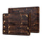 SOPHIOR Chopping Board Set Acacia with Juice Groove and Handles – 42×35×2.5 cm & 35×25×2.5 cm